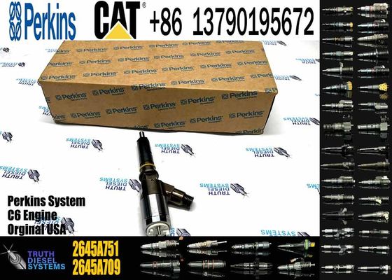 New 2645A753 321-3600 320-3800 10R7938 Diesel Fuel Injector for Caterpillar for Perkins for CAT C6.4 C6.6