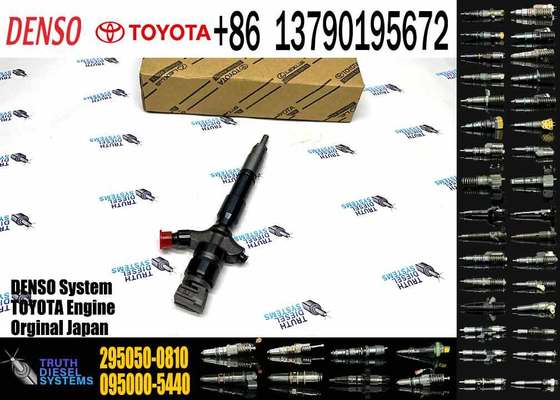 295050-0810 23670-09380 Common Rail Diesel Injector for Toyota Dyna Hiace Hilux 2KD-FTV 2.5L D-4D 200 Engine