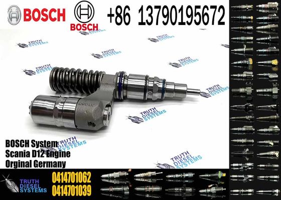 1766549 Unit Diesel Fuel Injector 0414701037 0414701062 2098522 For Scania Repair Kits F00041N044 With Nozzle DLLA145P22