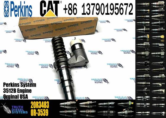 Excavator Parts 3512B Engine Injector 10R-2827 20R3483 20R-3247 389-1969 379-0509fuel injector For Excavator