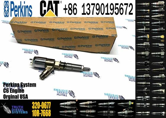 Original CAT 320D E320DL C6.6 C4.4 Common Rail Injector Diesel Fuel Injector 320-0677 For Caterpillar
