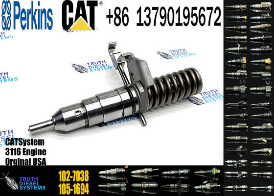 Remanufacture Excavator Bulldozer Diesel Engine Fuel Injector Diesel Nozzle 102-7038 105-1694