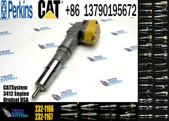 High Quality New Diesel Common Rail Fuel Injector 232-1166 20R-5392 232-1168 Engine Parts For CAT Caterpillar 3412