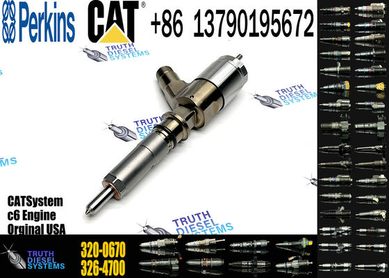 Excavator Spare Parts Common Rail Diesel Fuel Injector 320-0670 2645A745 For CAT Perkins C6.6 320D Engine
