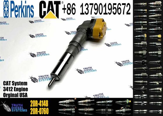 Diesel Fuel Injector 174-7526 20R-4148 179-6020 Or Engine 3412E Injector 179-6020 174-7526 For Excavator 3412E