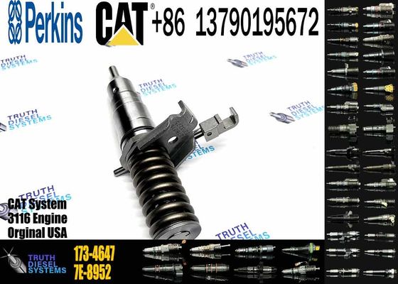 Excavator Spare Parts Common Rail Diesel Fuel Injector 1734647 173-4647 For CAT 3126 Engine