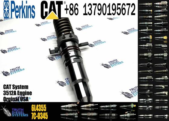 Diesel Engine Injector 4P9076 4P9077 7C4148 6L4355 0R-8338 10R-1252 For Caterpillar C3512A Common Rail