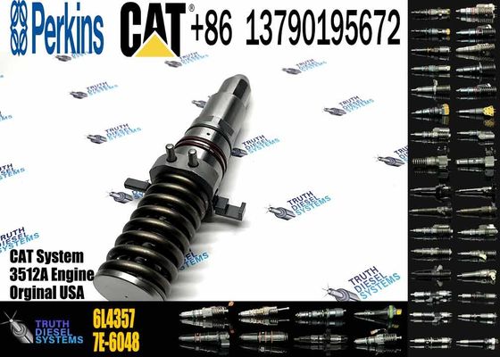 Diesel Engine Injector 4P9075 7E6408 4P9077 9Y3773 7C4148 6L4357 6L4355 6L4360 0R-8338 For Caterpillar C3512A Common Rail