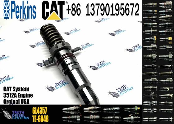 Diesel Engine Injector 4P9075 7E6408 4P9077 9Y3773 7C4148 6L4357 6L4355 6L4360 0R-8338 For Caterpillar C3512A Common Rail