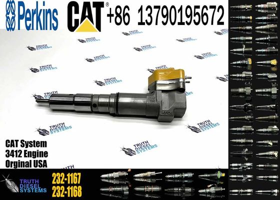 New Diesel Common Rail Fuel Injector 232-1166 232-1167 20R-5392 232-1168 Engine Parts For CAT Caterpillar 3412