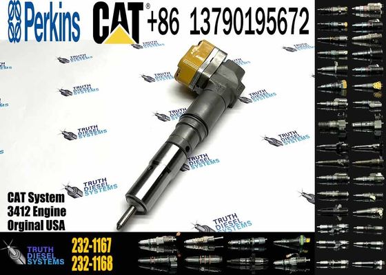 New Diesel Common Rail Fuel Injector 232-1166 232-1167 20R-5392 232-1168 Engine Parts For CAT Caterpillar 3412