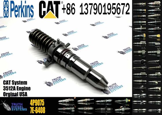 Diesel Engine Injector 4P9075 7E6408 4P9077 9Y3773 7C4148 6L4357 6L4355 6L4360 0R-8338 For Caterpillar C3512A Common Rail