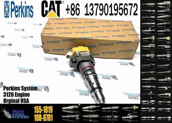 Excavator Spare Parts 222-5966 191-3005 155-1819 Diesel Fuel Injector 2225966 1913005 1551819 For CAT Excavator 3126B Engine