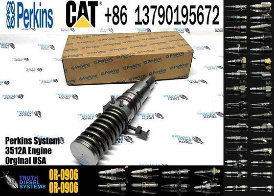 Fuel Injector 4P-9075 0R-3051 0R-0906 Common Rail Fuel Injector for Caterpillar Machinery 3512 3516 3508 Diesel Engine Parts