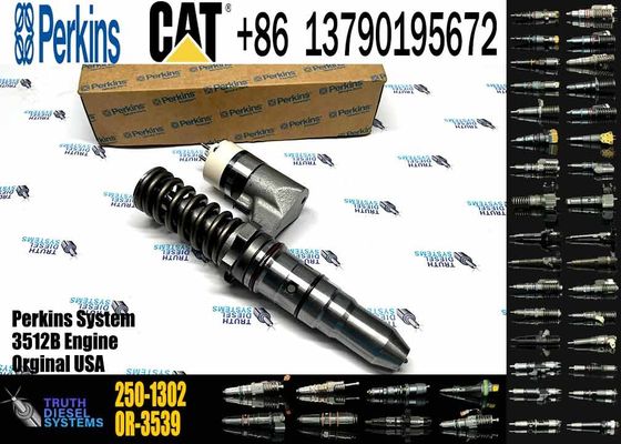 Common Rail Fuel Injector 249-0746 10R-2826 10R-2827 CAT 3512B Injector for Caterpillar Machinery Diesel Engine Parts