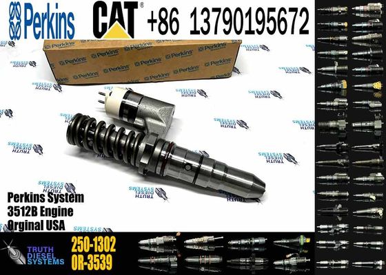Common Rail Fuel Injector 249-0746 10R-2826 10R-2827 CAT 3512B Injector for Caterpillar Machinery Diesel Engine Parts