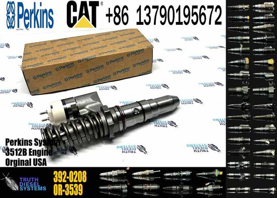 Excavator Parts 392-0208 Fuel Injector 3920208 20R-1272 20R1272 for CAT 3508B 3512B 3516B 3512C 3516C