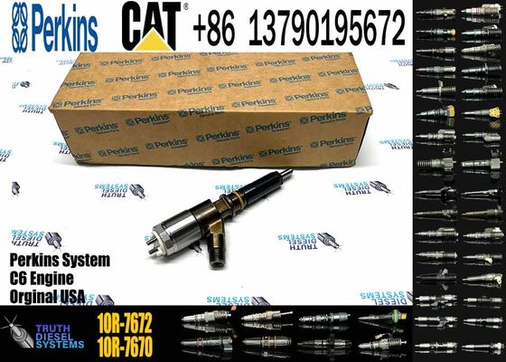New Factory Price Common Rail Cat Fuel Injector 10R-7672 10R7672 for Caterpillar C4.4/C6.6 Engine