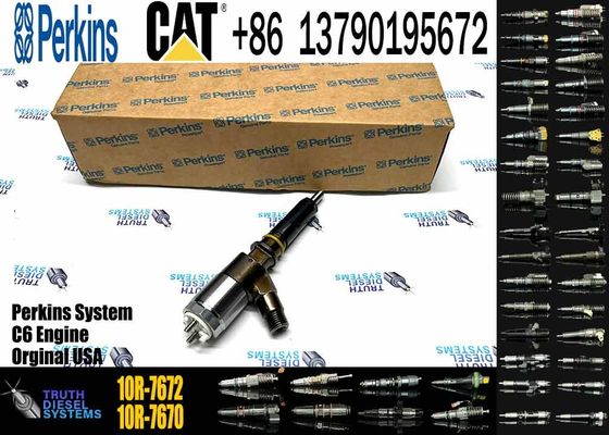 New Factory Price Common Rail Cat Fuel Injector 10R-7672 10R7672 for Caterpillar C4.4/C6.6 Engine