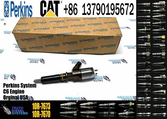 10R7673 10R-7673 Fuel Injector CAT C6.6 Common Rail Fuel Injector 3200690 320-0690 for Cat 928H 928HZ 930H 938H 963D
