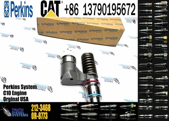 CAT Excavator 212-3468 10R-1258 Diesel Fuel Injectors C10 C12 2123468 10R1258 Common Rail Injector for Caterpillar Machinery