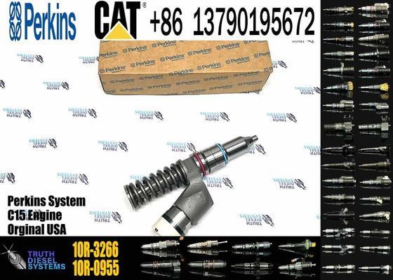 Construction Machinery Parts 253-0617 10R-3266 Common Rail Fuel Injector for Caterpillar C15 Excavator Engine