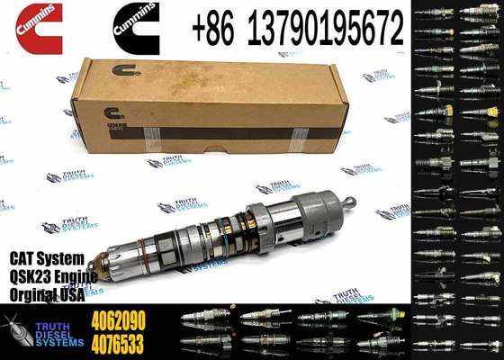 Hangood Excavator Parts Engine Parts 4902827 Original Diesel Fuel Injector QSK23 4902827 4077076 4062090 for Cummins Engine New