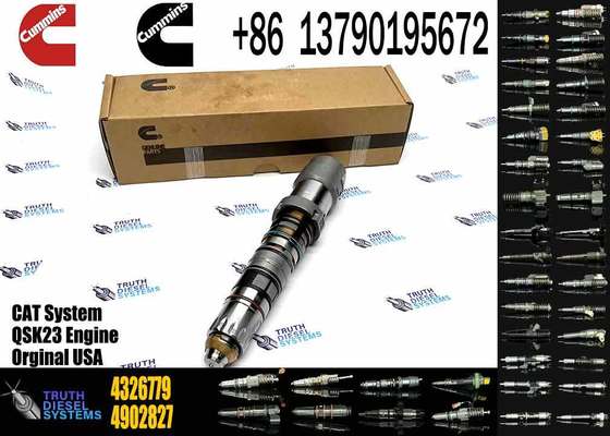 Common Rail Injector Fuel Injecto 4326779 4928346 4928349 for QSK23 Excavator QSK23 QSK45 QSK60