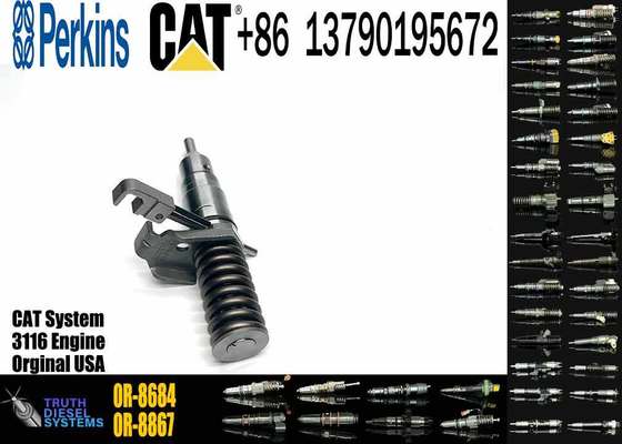 Top New 6-pack Diesel Fuel Injector 127-8218/1278218 0r-8684 Fitting For 3114/3116/3126 For Construction Machinery Parts