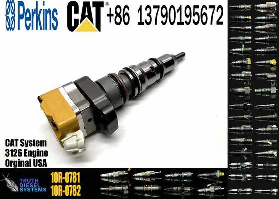 SUNORO High Quality New Common Rail Injector 10R-0781 162-9610 178-0199 for Diesel Engine 3126 3126B