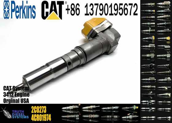 Diesel Common Rail Fuel Injector Nozzle 232-8756 2C0273 4CR01974 for CAT Caterpillar 3412 Engine