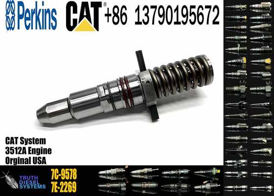 Common Rail Injector 7C-9578 7C9578 Fuel Injector For C-A-T 3508 3516 Excavator Parts 3512A Engine