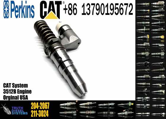 Fuel Injector 392-0209 204-2067 250-1309 for Caterpillar CAT Engine 3512B