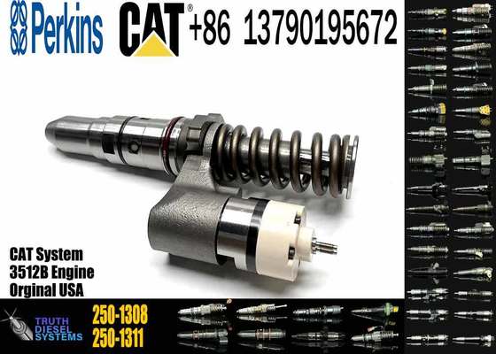 250-1308 2501308 Diesel Fuel Injector for Caterpillar CAT 3512B 3516B 10R-1280 Common Rail Injection Valves