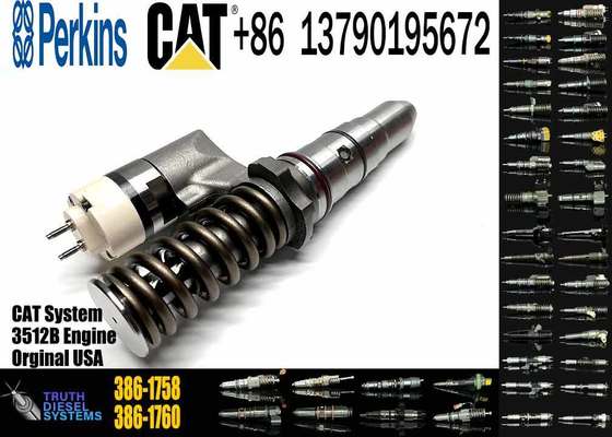 Diesel Common Rail Diesel Fuel Injector 386-1758 3861758 20R-1270 for Caterpillar CAT 3506 3508 3512 3516 3524 Diesel Engine