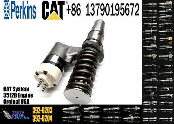 Fuel Injector 392-0203 3920203 Diesel Engine Fuel Injector 20R-1267 20R1267 for CAT 994D 793D 3512B