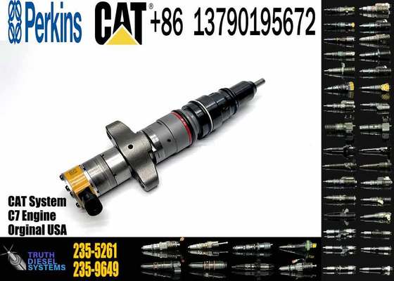 235-9649 Fuel Injector 235-9649 Excavator Parts Injector 553-2592 328-2577 387-9437 20r-9433 235-5261 For Cat C9 Engine