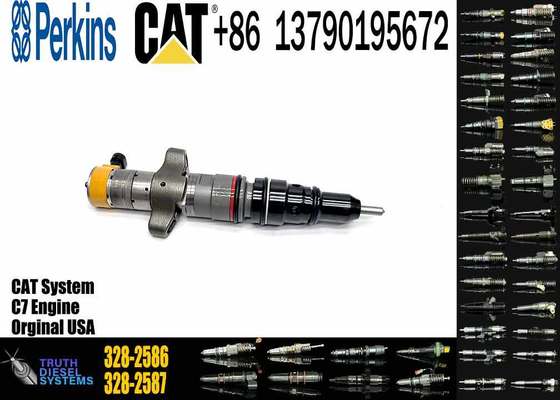 For CAT Fuel Injector 328-2586 New Condition 238-8901 for C7 Engine for E320D and E330D Excavator Diesel Fuel