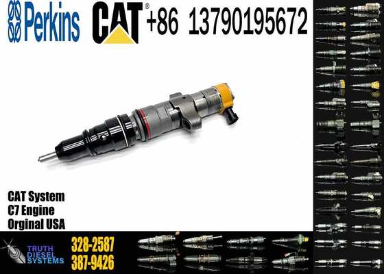 For CAT Fuel Injector 328-2587 328-2586 New Condition 238-8901 for C7 Engine for E320D and E330D Excavator Diesel Fuel