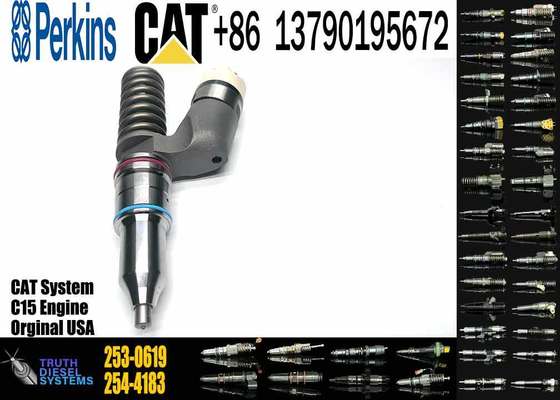 253-0619 10R-7232 Common Rail Fuel Injector for Caterpillar 3406E Engine Diesel Injector Assembly