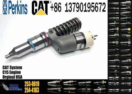 253-0619 10R-7232 Common Rail Fuel Injector for Caterpillar 3406E Engine Diesel Injector Assembly