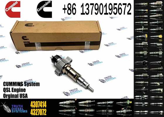 High Quality Diesel Engine Injector 4327072 4307414 Fuel Injector Model 430-7414 for QSL Excavator QSL9.3 ISCE Engine 6L