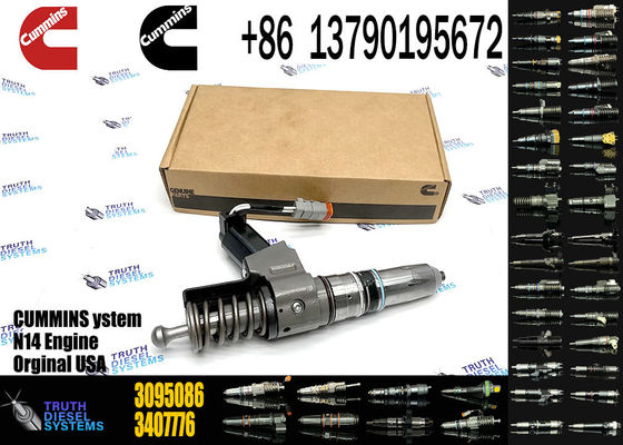 High Quality New Common Rail Diesel Injector Auto Parts Injector 3095086 Compatible with Cummins N14 Engine Injection Valves