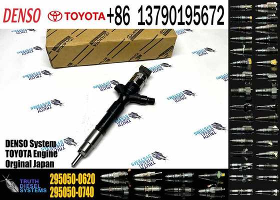 New Quality Diesel Injector 295050-0740 295050-0620 23670-30420 for 1KD-FTV 2KD-FTV D-4D 2.0 VVTi