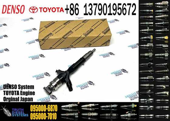 095000-6870 23670-39155 Diesel Fuel Injector for Toyota Landcruiser Prado 3.0 D Daihatsu Delta 1KD-FTV Diesel Engine