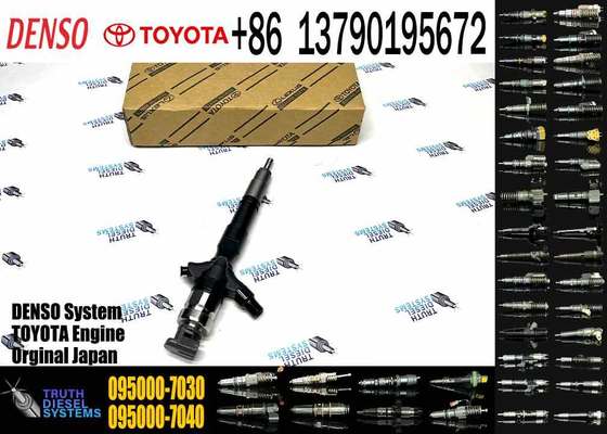 High Quality Common Rail Injector 095000-7030 095000-7031 23670-39185 23670-39186 23670-30140 for 1KD-FTV Engine