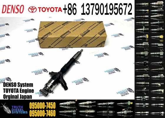 Common Rail Diesel Injector 095000-7450 23670-39225 for Toyota 2KD-FTV 2.5 D-4D Engine