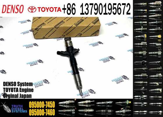 Common Rail Diesel Injector 095000-7450 23670-39225 for Toyota 2KD-FTV 2.5 D-4D Engine