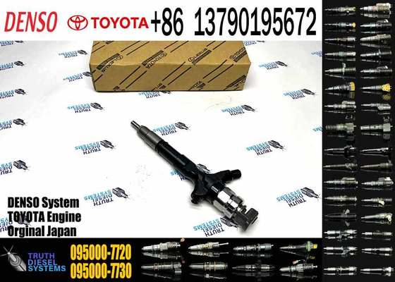 High Quality New Common Diesel Rail Fuel Injector 095000-7720 23670-30320 for Toyota 1KD-FTV Engine