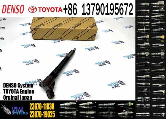Diesel Engine Fuel Injector 23670-11030 2367011030 295700-0630 295700-0310 DCRI400630 for Toyota Hilux diesel CR Engines